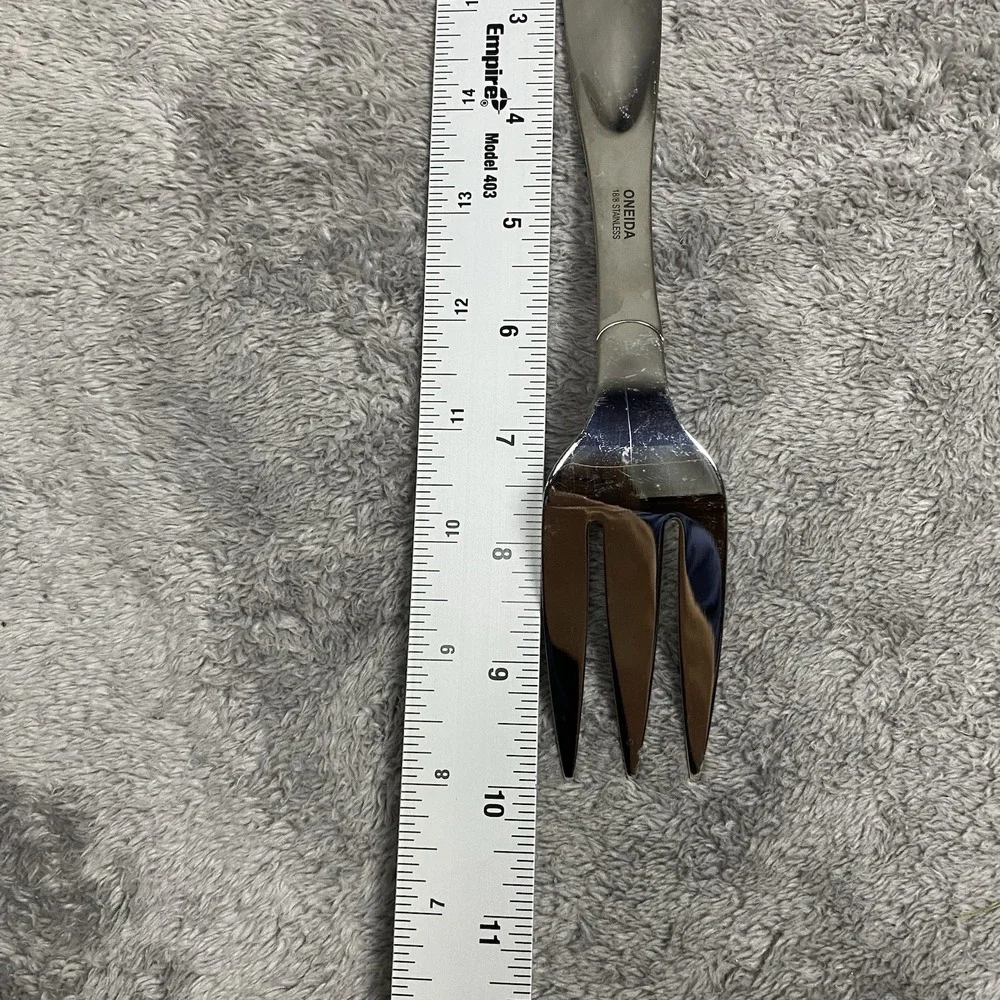 Oneida 18/8 Stainless Steel Serving Fork 10